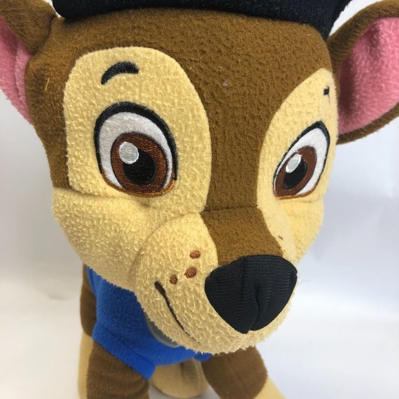 Nickelodeon Paw Patrol Chase Large 16” Plush Stuffed Animal Dog Spinmaster Ryder - Picture 2 of 11